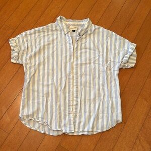universal thread short sleeve button down collared shirt
